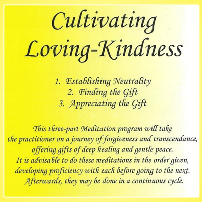 Meditation instructions for Loving-Kindness