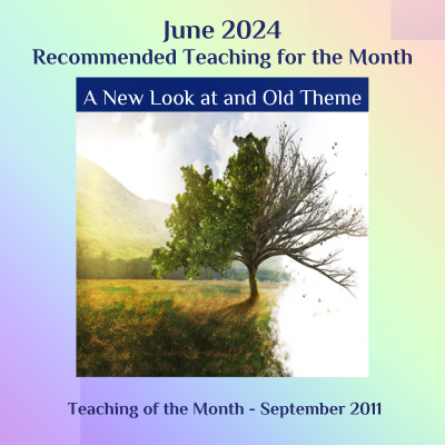 June 2024 teaching A New Look at an Old Theme