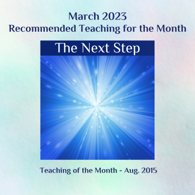 The Next Step teaching March 2023 & Aug. 2015